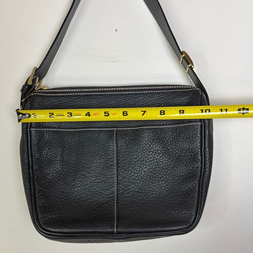 Vintage Burberrys Shoulder Bag Nova Check Black Leather COA Classic Winter Chic - Picture 7 of 16